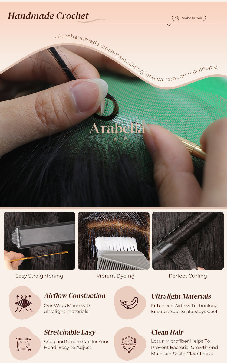 The Handmade Technique of Silky Straight Wigs