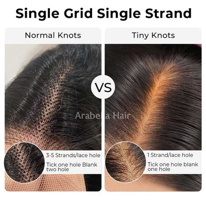 Arabella 6x5 Invisible Knots Glueless Deep Curly Wig Pre-cut Lace Natural Black Beginner Friendly