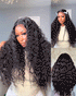 【$299 = 2 WIGS】Arabella 13x6 Three-Go™ Glueless Wig Water Wave With Drawstring Natural Black 100% Human Hair Wig