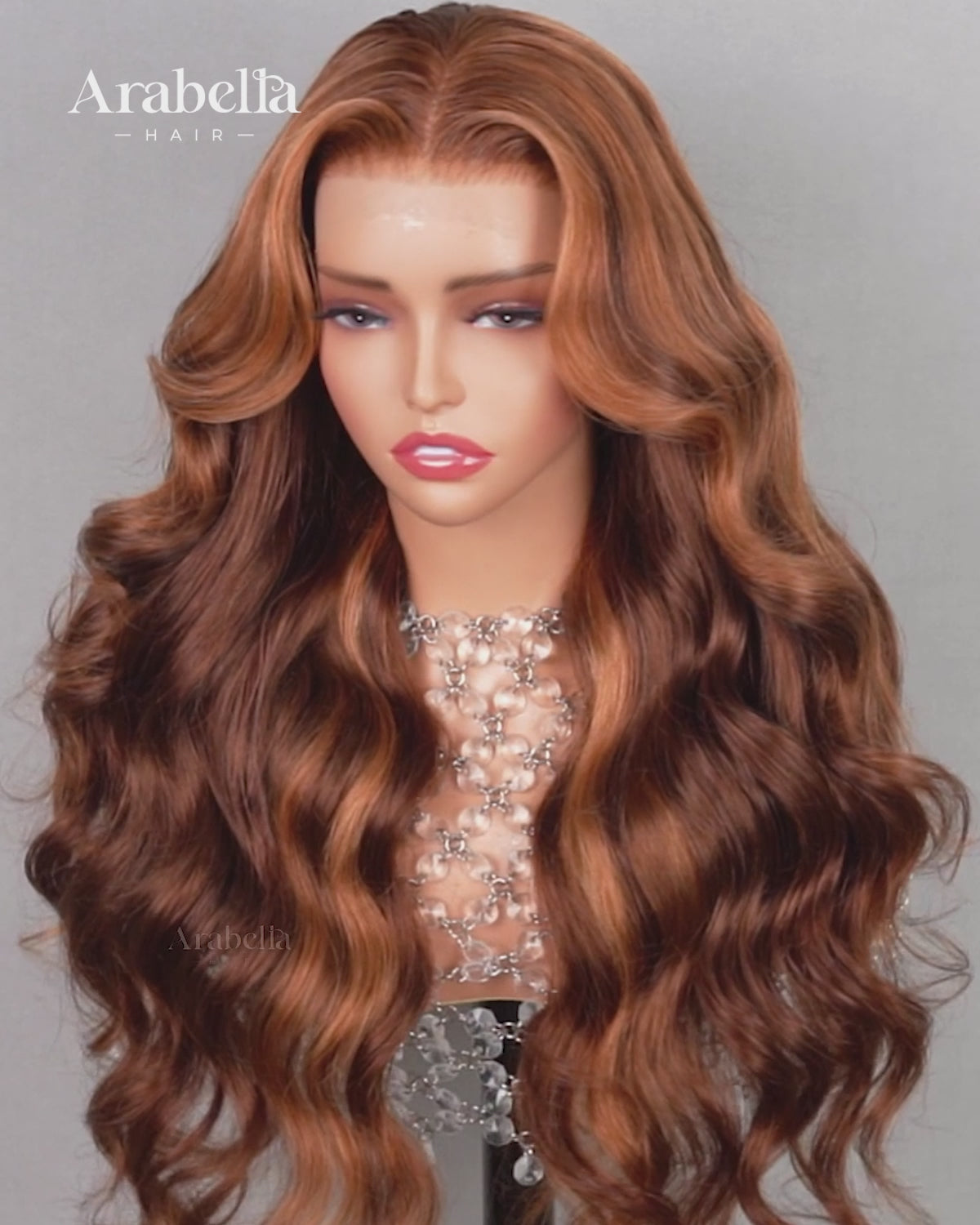 【Subscriber Deal】Dark Brown With Highlight Colored Body Wave 13x4 Lace Front Human Hair Wigs