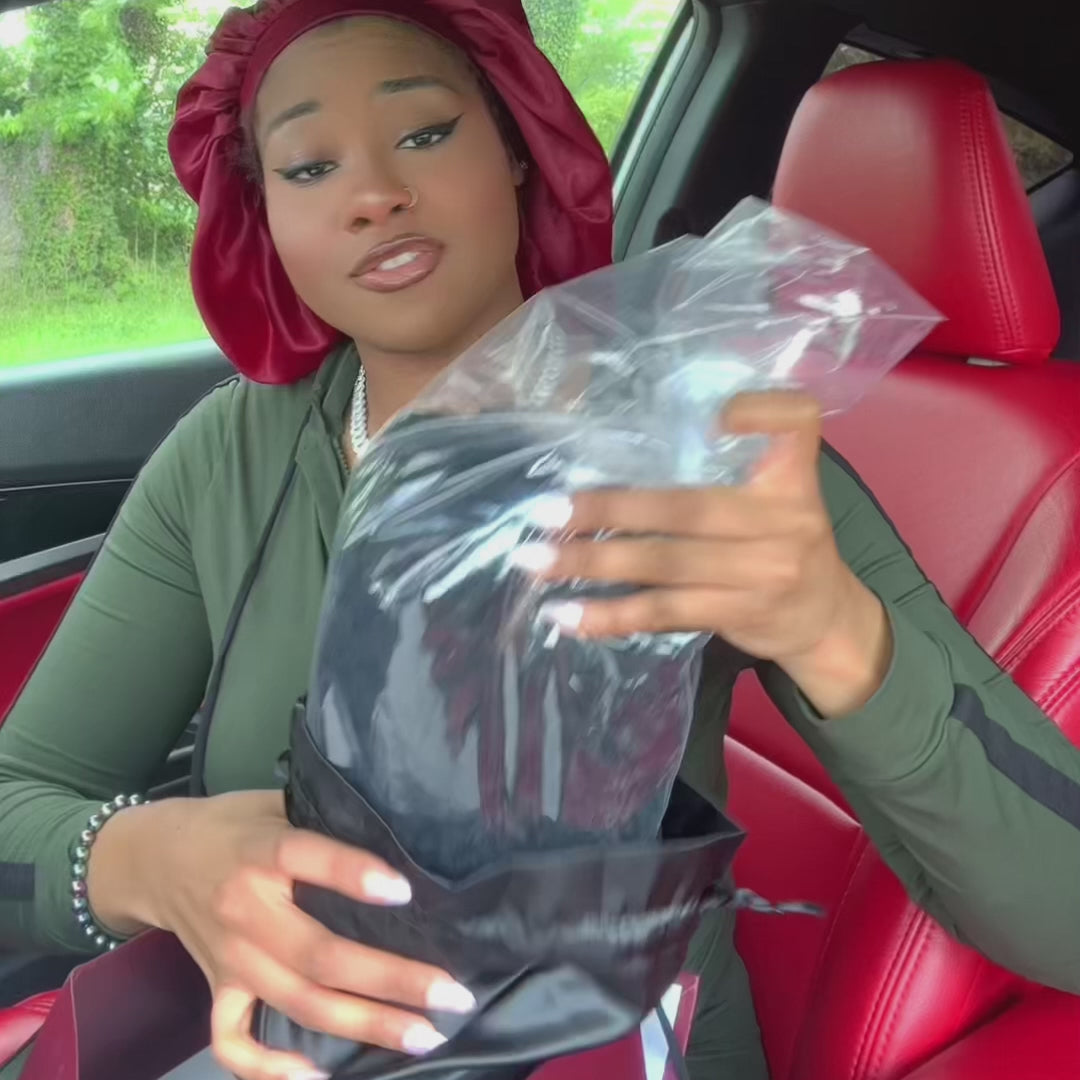 Arabella 6 Inches Deep Part Natural Black Jerry Curly Wig 100% human hair wig