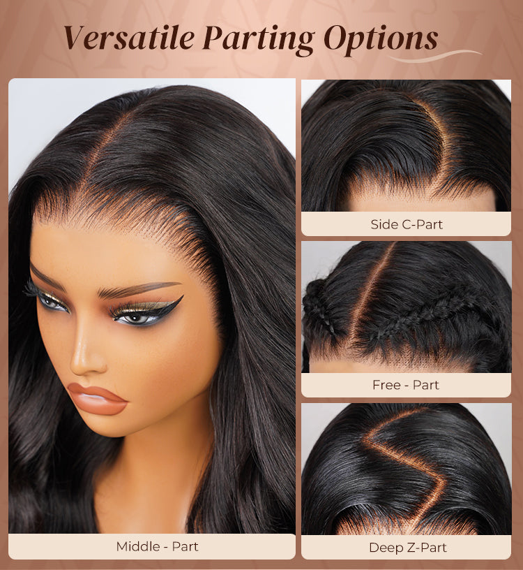 Various Parting Options of Pure Luxe Wig